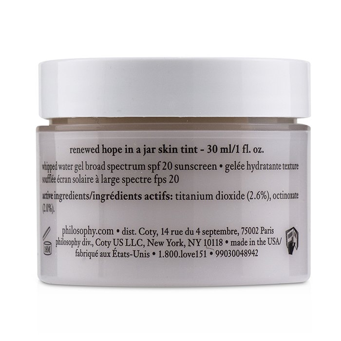 Philosophy 自然哲理  Renewed Hope In A Jar Skin Tint Whipped Water Gel SPF 20 30ml/1ozProduct Thumbnail