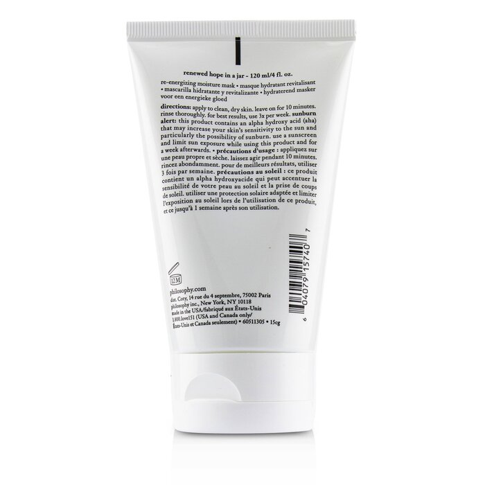 Philosophy Renewed Hope In A Jar Re-Energizing Moisture Mask 120ml/4ozProduct Thumbnail