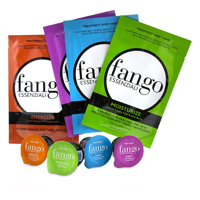 Borghese The Fango Essenziali Collection (4x Sheet Mask 25ml/0.83oz, 4x Mud Mask 25g/0.89oz) Picture ColorProduct Thumbnail