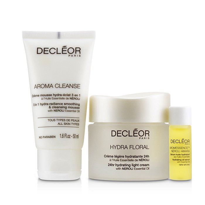 Decleor Stop.Breathe.Relax Holiday Kit:Cleansing Mousse 50ml+ Hydrating Oil Serum 5ml+ 24hr Hydrating Light Cream 50ml 3pcsProduct Thumbnail