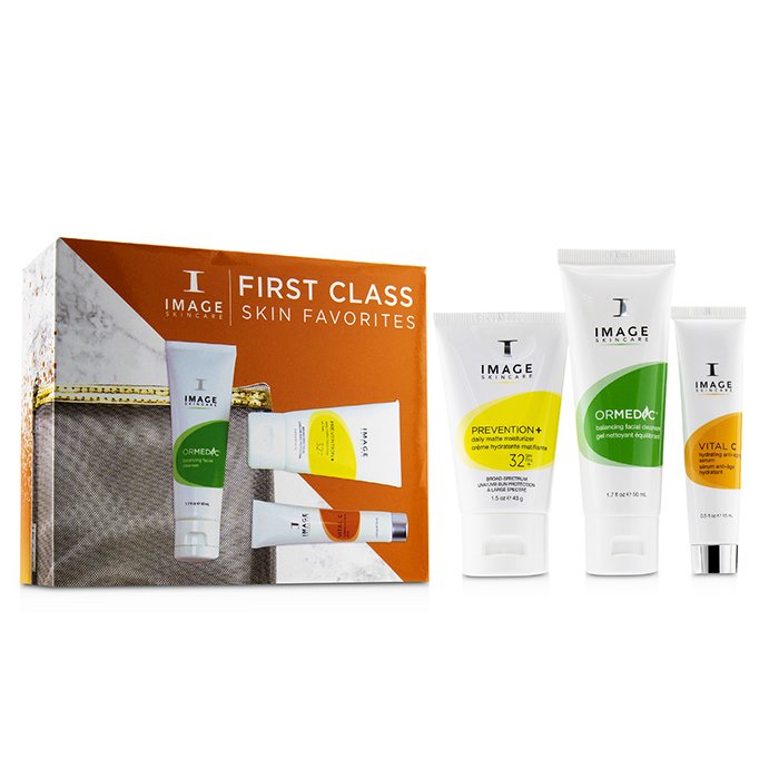 Image First Class Skin Favorites Set: Ormedic Facial Cleanser + Vital C Serum+ Prevention+ Matte Moisturizer SPF32+ 3pcs+1bagProduct Thumbnail