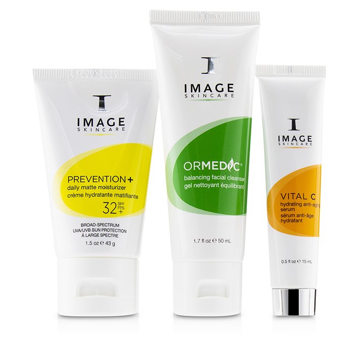 Image First Class Skin Favorites Set: Ormedic Facial Cleanser + Vital C Serum+ Prevention+ Matte Moisturizer SPF32+ 3pcs+1bagProduct Thumbnail