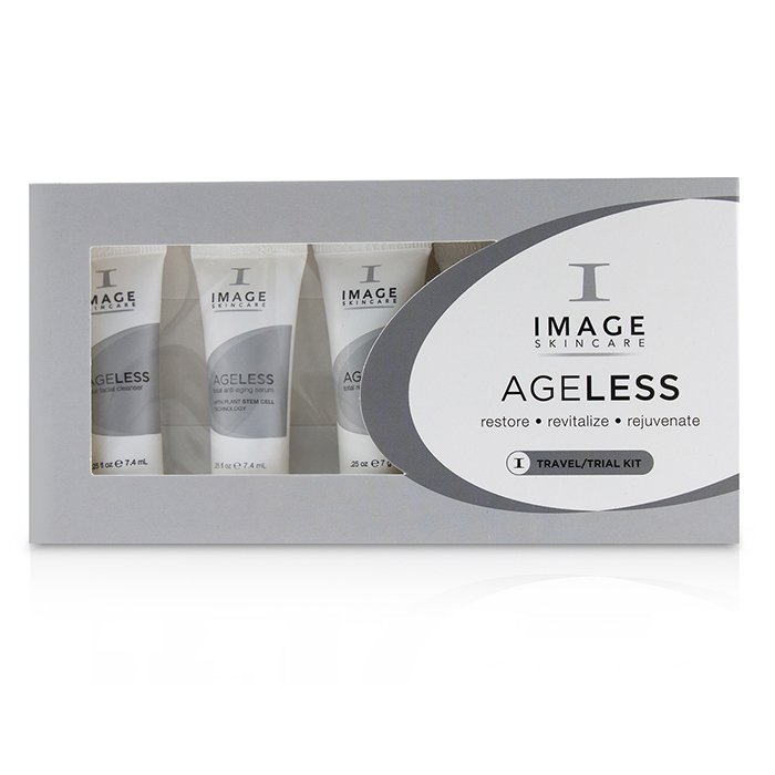 Image Ageless Trial Kit: Ageless Cleanser+Ageless Serum+Ageless Masque+Ageless Repair Creme+Prevention+ Ultimate Moisturizer SPF 50 5pcsProduct Thumbnail