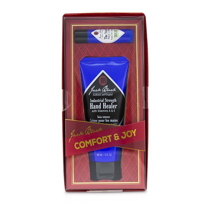 Jack Black Comfort & Joy Набор: Industrial Strength Healer Крем для Рук + The Stick Natural Бальзам для Губ - Fresh Mint 2pcsProduct Thumbnail