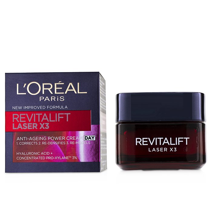 L'Oreal Revitalift Laser x3 Anti-Ageing Power Day Cream 50ml/1.7ozProduct Thumbnail
