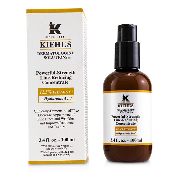 Kiehl's Dermatologist Solutions Powerful-Strength Line-Reducing Concentrate (With 12.5% Vitamin C + Hyaluronic Acid) רכז עם ויטמין סי וחומצה היאלורונית 100ml/3.4ozProduct Thumbnail
