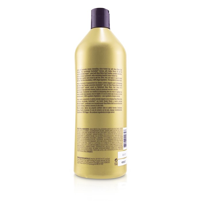 Pureology Nano Works Gold Shampoo (Youth-Renewing Formula For Demanding Colour-Treated Hair) 1000ml/33.8ozProduct Thumbnail