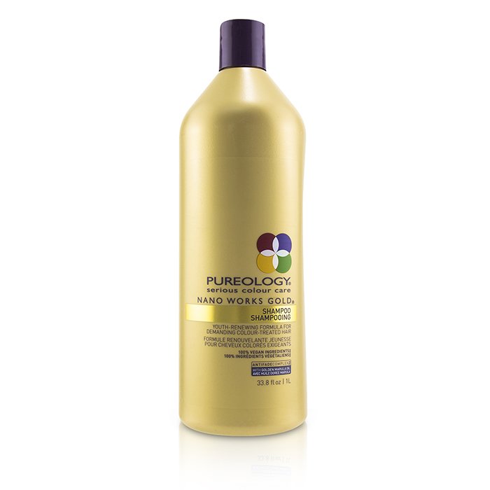 Pureology Nano Works Gold Shampoo (Youth-Renewing Formula For Demanding Colour-Treated Hair) 1000ml/33.8ozProduct Thumbnail