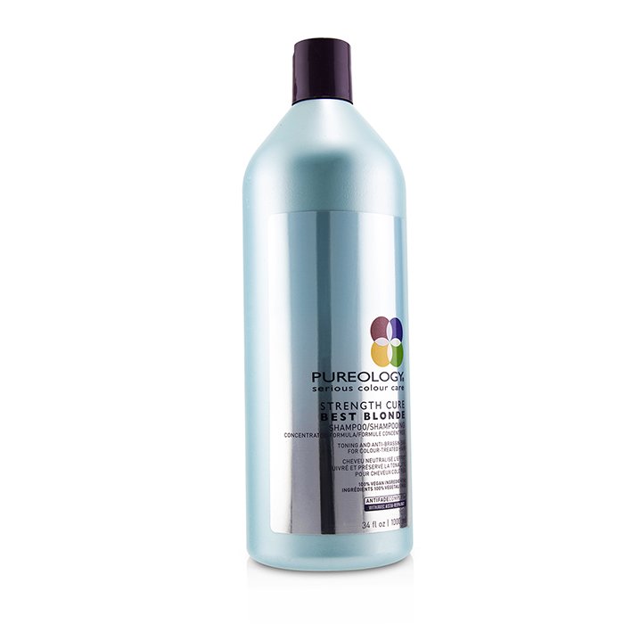 Pureology Strength Cure Best Blonde Shampoo (Toning and Anti-Brassiness For Colour-Treated Hair) 1000ml/34ozProduct Thumbnail