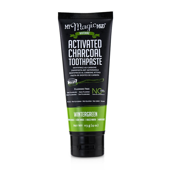 My Magic Mud Activated Charcoal Toothpaste (Fluorfri) - Wintergreen 113g/4ozProduct Thumbnail