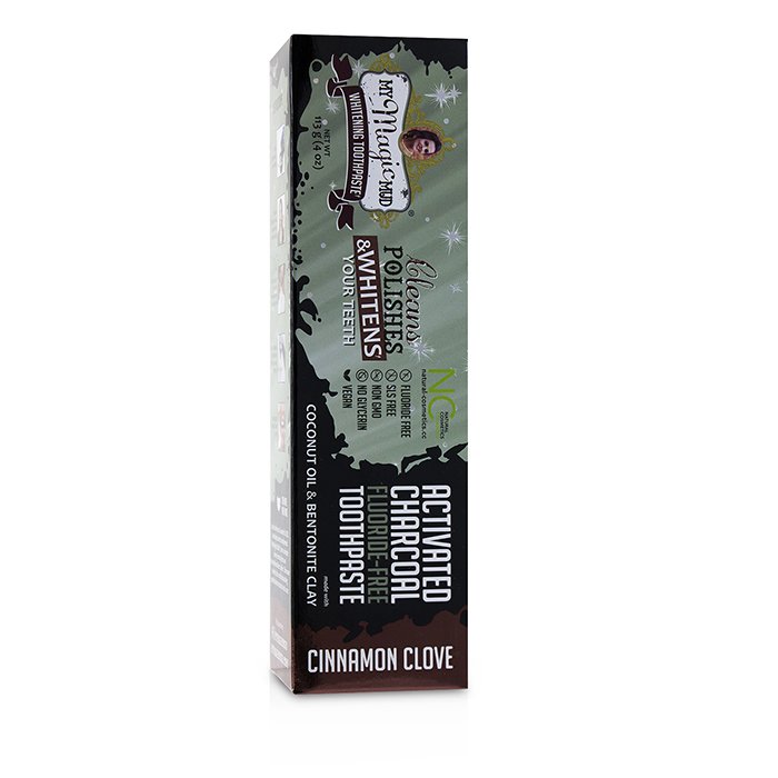 My Magic Mud Activated Charcoal Toothpaste (Fluorfri) - Cinnamon Clove 113g/4ozProduct Thumbnail