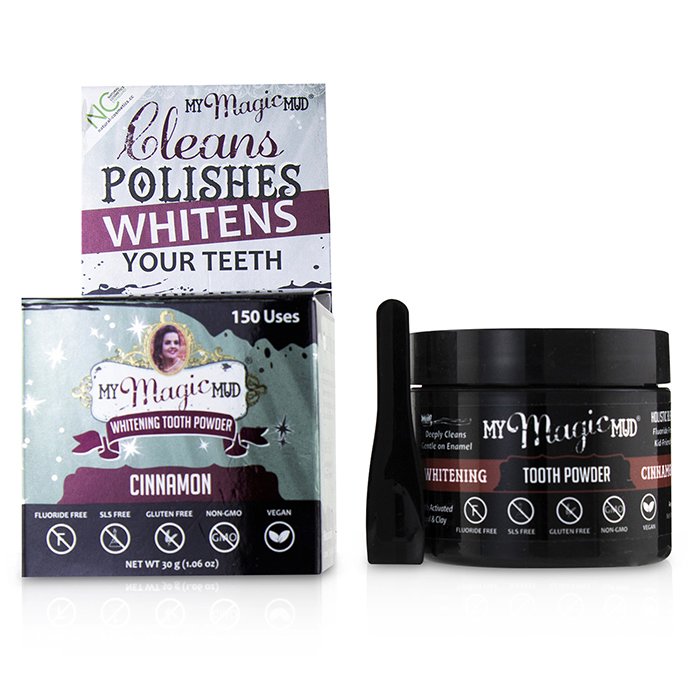 My Magic Mud Activated Charcoal Whitening Tooth Powder - Cinnamon 30g/1.06ozProduct Thumbnail