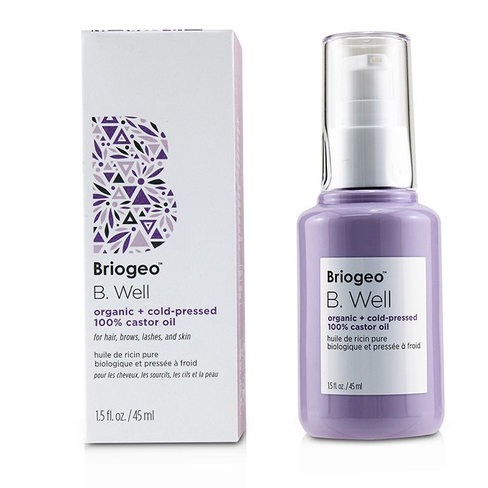 Briogeo B. Well Organic + Cold-Pressed 100% Castor Oil (For Hair, Brows, Lashes, and Skin) 45ml/1.5ozProduct Thumbnail