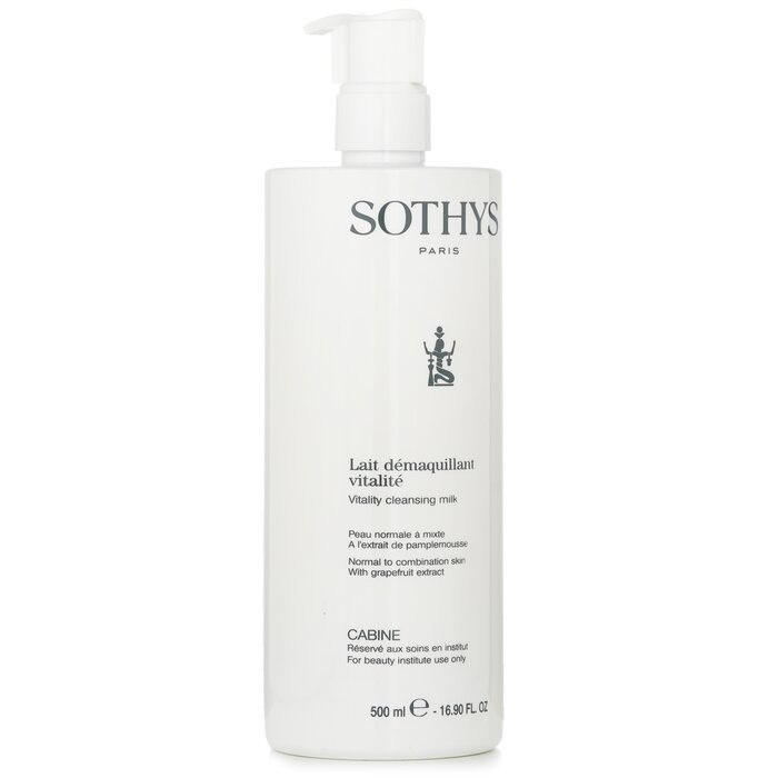 Sothys Vitality Cleansing Milk - Para pele normal a mista, com extrato de toranja (tamanho de salão) 500ml/16.9ozProduct Thumbnail