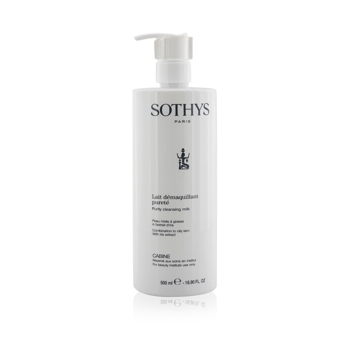 Sothys Purity Cleansing Milk - sekaiholle ja rasvaiselle iholle, iirisuutetta (salonkikoko) 500ml/16.9ozProduct Thumbnail