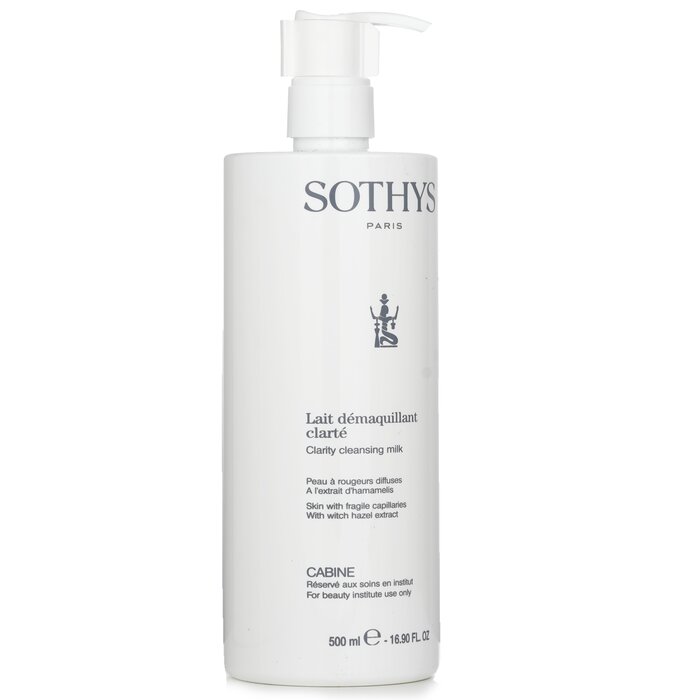 Sothys Clarity Cleansing Milk - For Skin With Fragile Capillaries , With Witch Hazel Extract (Salon Size) 500ml/16.9ozProduct Thumbnail
