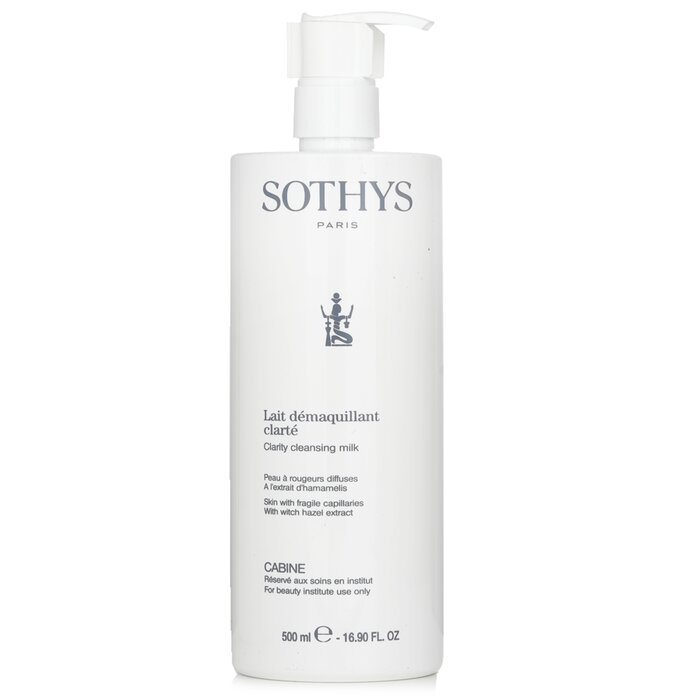 Sothys Почистващо мляко Clarity - за кожа с крехки капиляри, с екстракт от хамамелис (салонен размер) 500ml/16.9ozProduct Thumbnail