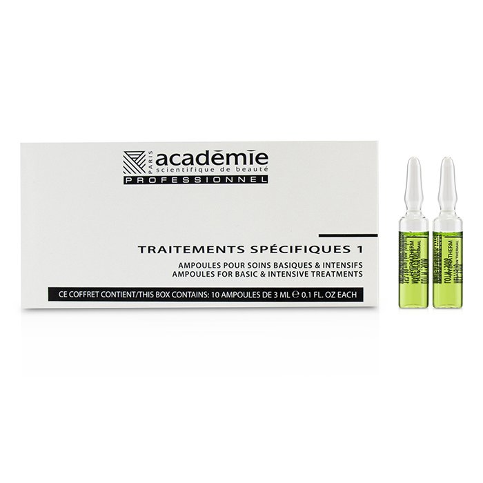 Academie Specific Treatments 1 Ampoules Hydratherm (Grønn) - Salongprodukt 10x3ml/0.1ozProduct Thumbnail