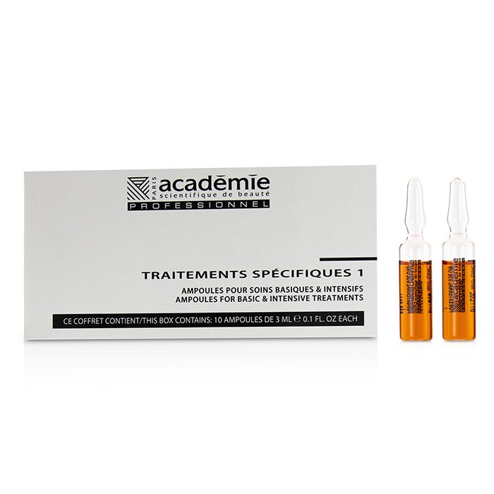 Academie Specific Treatments 1 Ampoules Iris-Zinc (Red-Orange) - Salon Product 10x3ml/0.1ozProduct Thumbnail