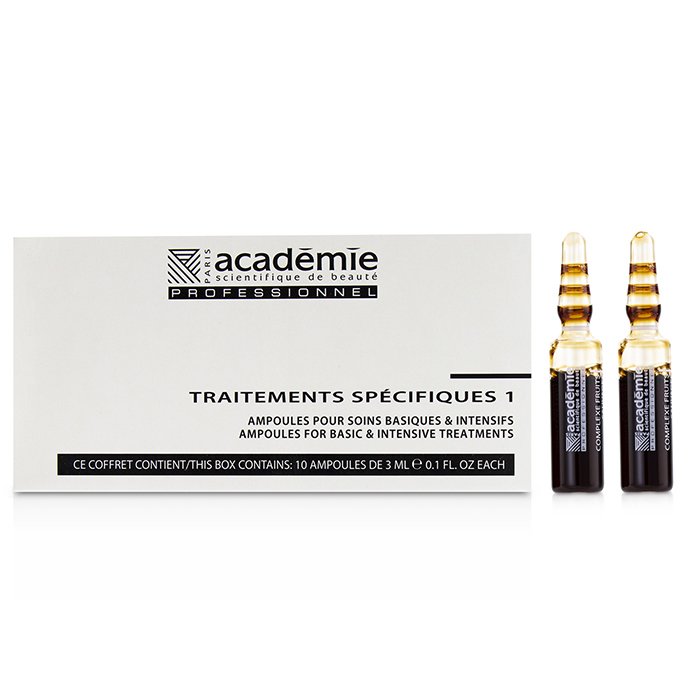 Academie Specific Treatments 1 Ampoules Wild Fruit Complex (Brown) - Salon Product 10x3ml/0.1ozProduct Thumbnail
