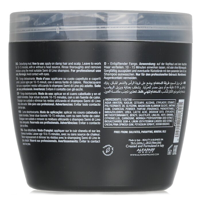 AlfaParf Semi Di Lino Sublime Detoxifying Mud (All Hair Types) מסכת בוץ לכל סוגי השיער 500ml/21.1ozProduct Thumbnail