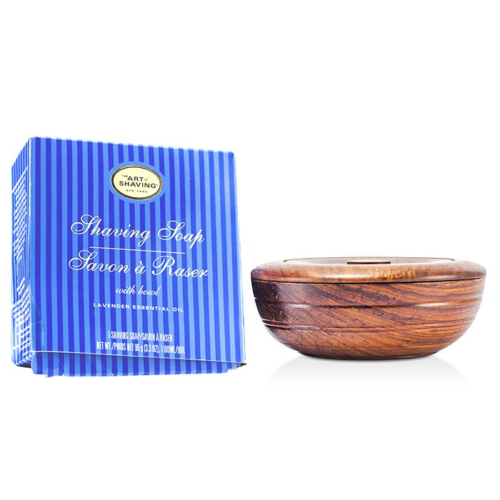 The Art Of Shaving 刮鬍學問 Shaving Soap w/ Bowl - Lavender Essential Oil (For Sensitive Skin) (Box Slightly Damaged) 95g/3.3ozProduct Thumbnail