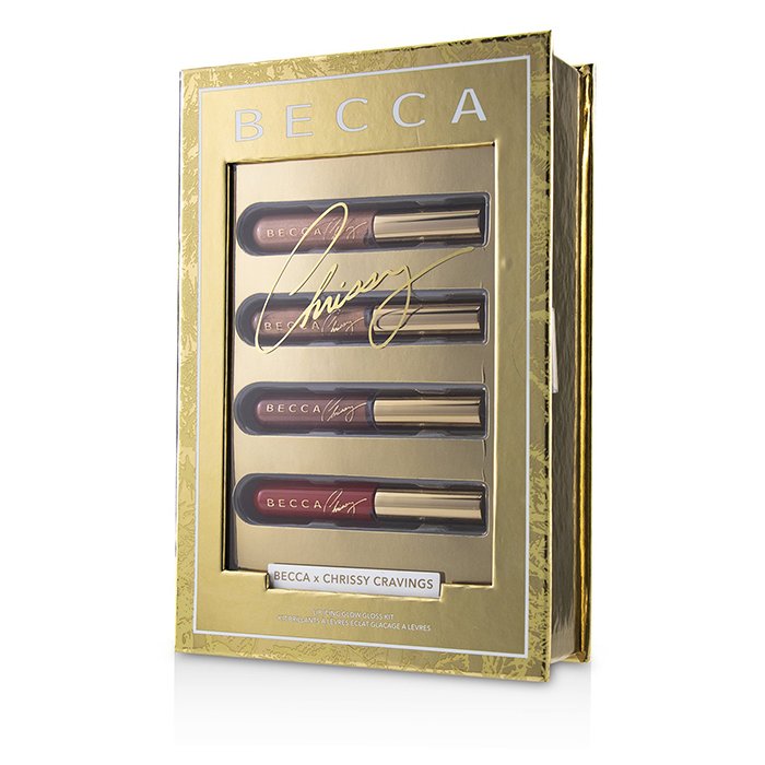 Becca BECCA x Chrissy Cravings Lip Icing Glow Gloss Kit (4x Mini Lipgloss) 4pcsProduct Thumbnail