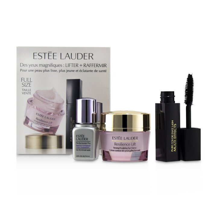 Estee Lauder Beautiful Eyes (Lift+Firm) Set: Resilience Lift Eye Creme 15ml + Perfectionist Pro 7ml + Pure Color Envy Lash #01 Black 2.8ml 3pcsProduct Thumbnail