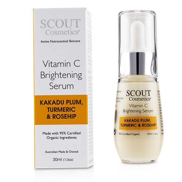 SCOUT Cosmetics Vitamin C Осветляющая Сыворотка со Сливой Какаду, Куркумой и Шиповником 30ml/1ozProduct Thumbnail