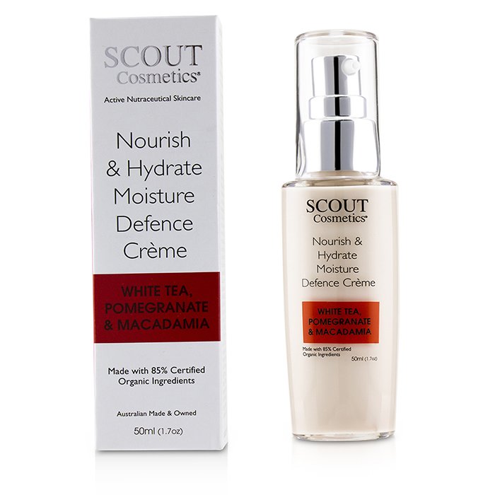 SCOUT Cosmetics Nourish & Hydrate Увлажняющий Защитный Крем с Белым Чаем, Гранатом и Макадамией 50ml/1.7ozProduct Thumbnail