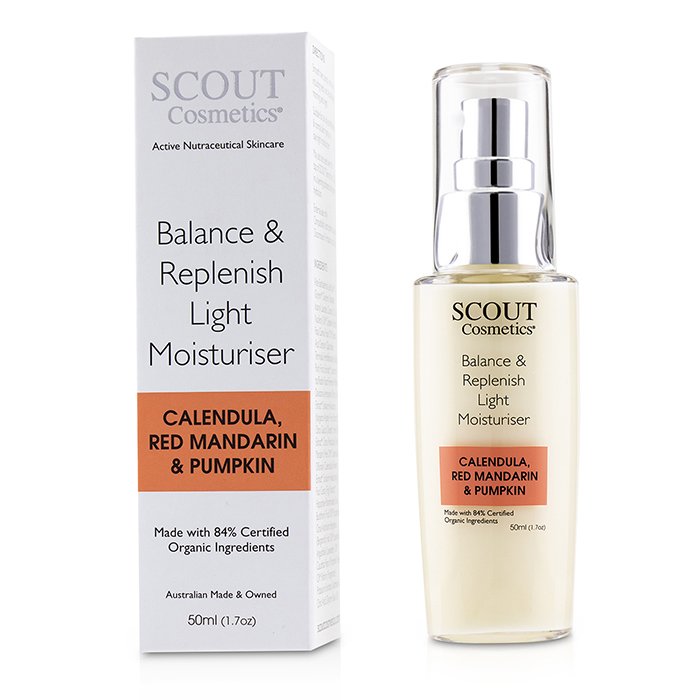 SCOUT Cosmetics Balance & Replenish Light Moisturiser med Ringblom, rød mandarin og gresskar 50ml/1.7ozProduct Thumbnail