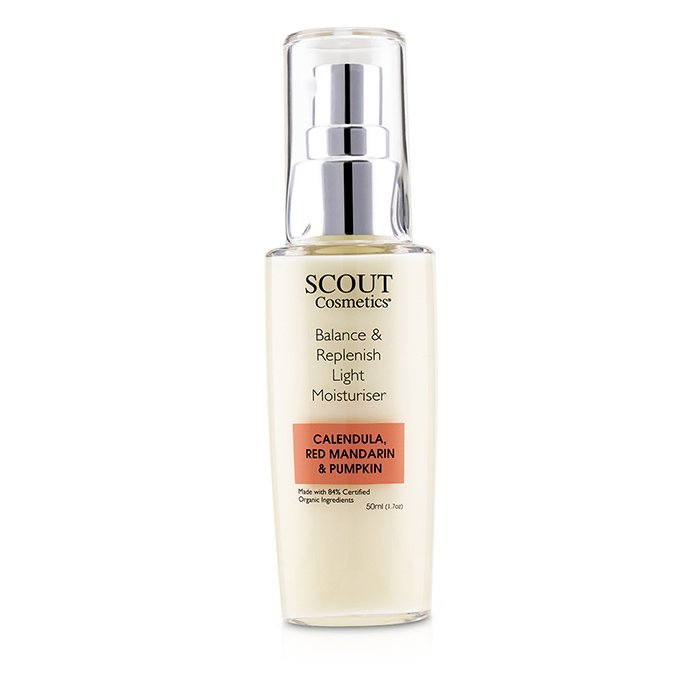 SCOUT Cosmetics Balance & Replenish Light Moisturiser with Calendula, Red Mandarin & Pumpkin 50ml/1.7ozProduct Thumbnail