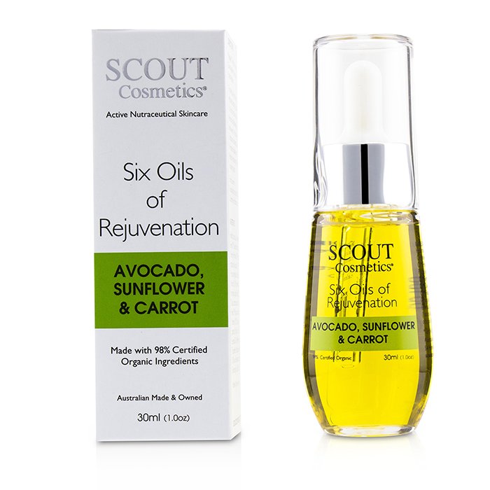 SCOUT Cosmetics Six Oils of Rejuvenation med avokado, solsikke og gulrot 30ml/1ozProduct Thumbnail