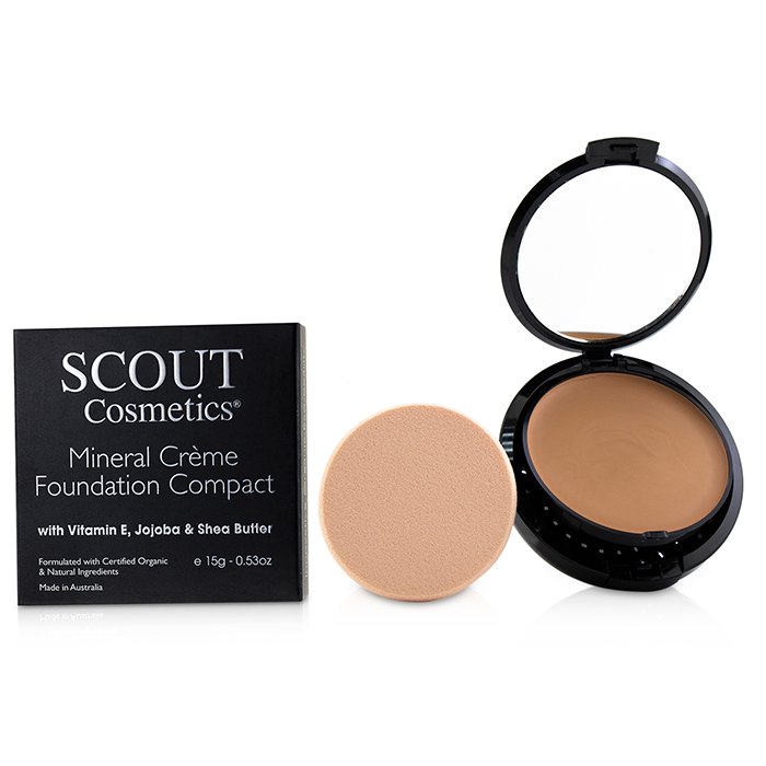 SCOUT Cosmetics Минеральная Кремовая Компактная Основа SPF 15 15g/0.53ozProduct Thumbnail