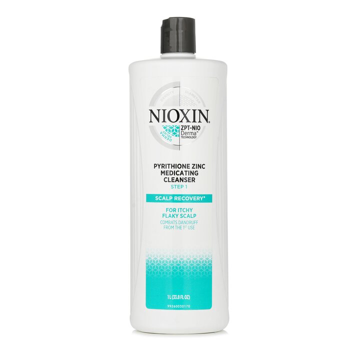 Nioxin Scalp Recovery Pyrithione Zinc Medicating Cleanser (For Itchy Flaky Scalp) קלינסר לקרקפת מגרדת 1000ml/33.8ozProduct Thumbnail