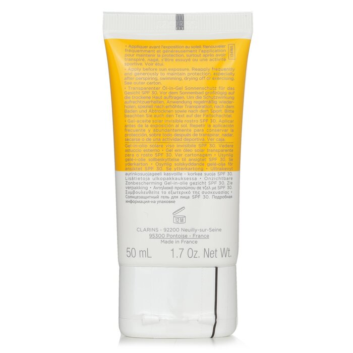Clarins Invisible Sun Care Gel-To-Oil For Face SPF 30  50ml/1.7ozProduct Thumbnail