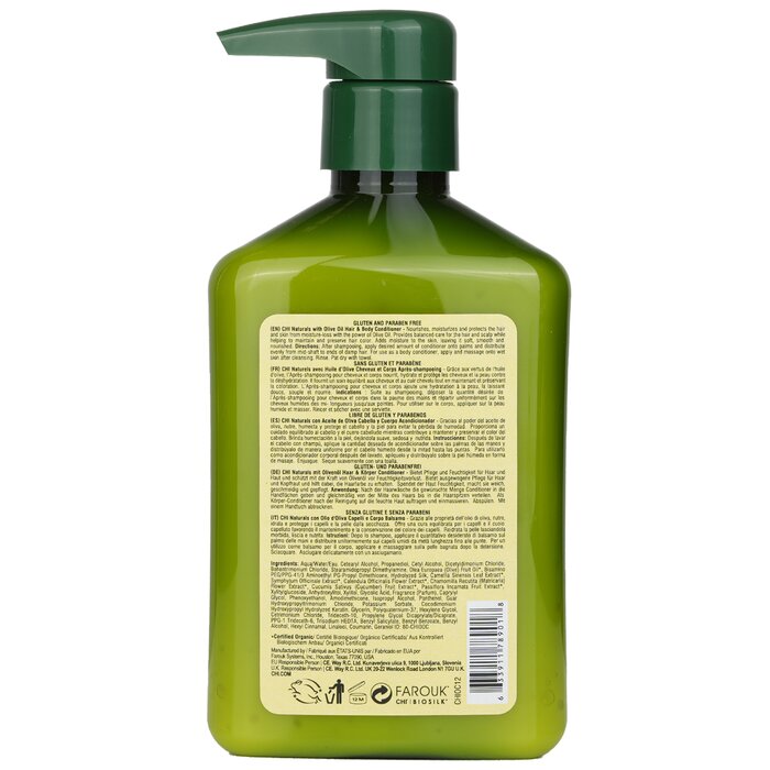 CHI Olive Organics Hair & Body Conditioner (For Hair and Skin) מרכך לשיער ולגוף 340ml/11.5ozProduct Thumbnail