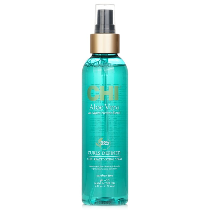 CHI Aloe Vera with Agave Nectar Curls Defined Curl Reactivating Spray ספריי ליצירת תלתלים 177ml/6ozProduct Thumbnail