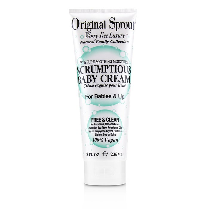 Original Sprout Natural Family Collection Scrumptious Baby Cream With Pure Soothing Moisture (For babyer og oppover) 236ml/8ozProduct Thumbnail