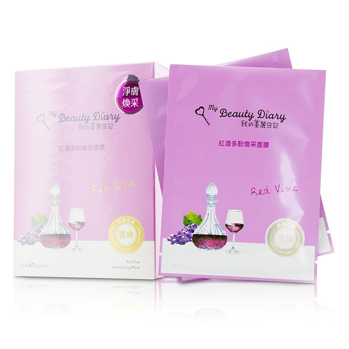My Beauty Diary Mask - Red Vine Revitalizing (Radiance & Revitalizing) (Exp. Date 03/2020) 8pcsProduct Thumbnail