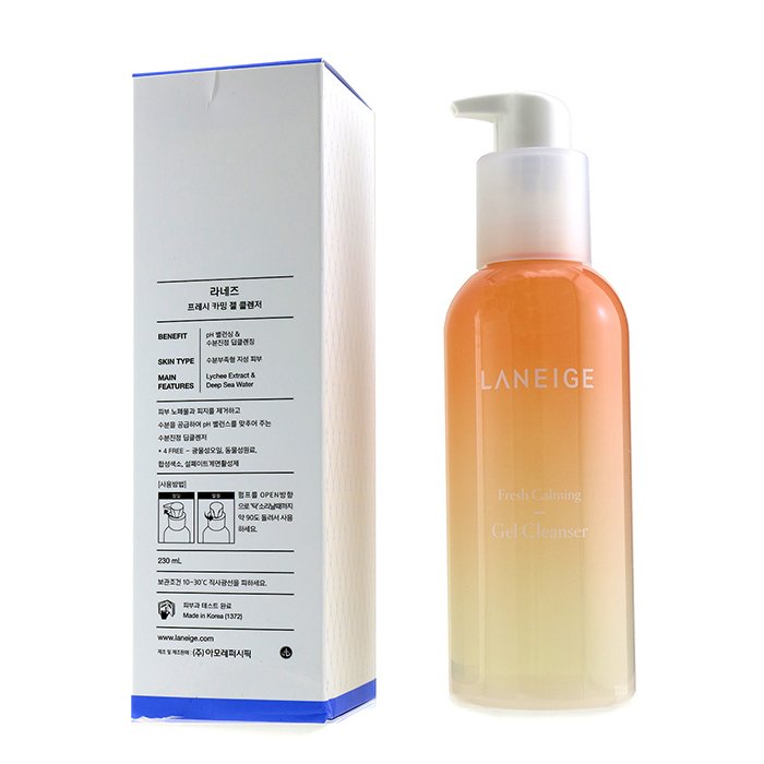 Laneige Fresh Calming Gel Cleanser (Box Slightly Damaged) 230ml/7.78ozProduct Thumbnail