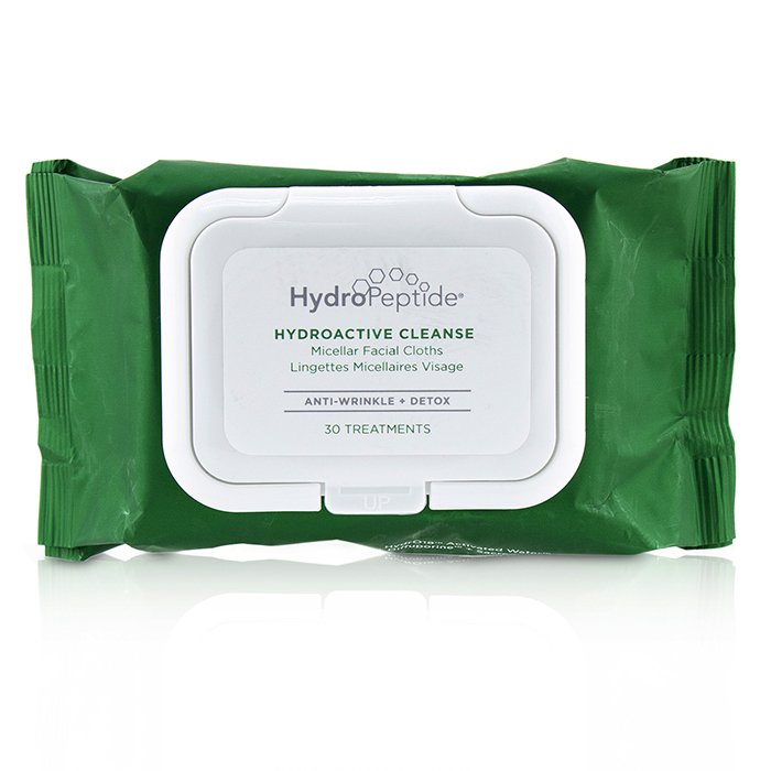 HydroPeptide قماشة تنظيف للوجه بماء الميسيلار Hydroactive Cleanse 30wipesProduct Thumbnail