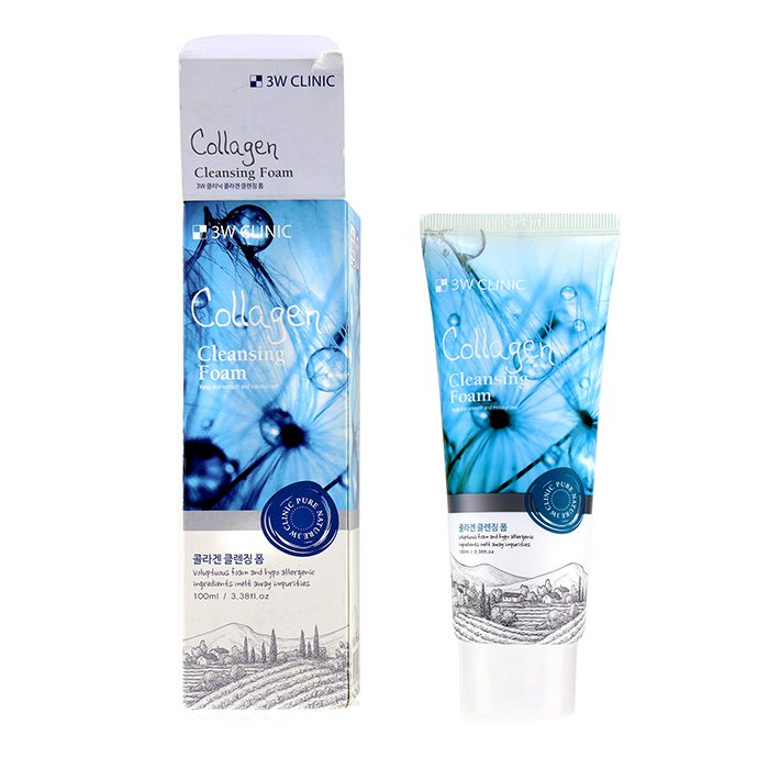 3W Clinic Cleansing Foam - Collagen (Box Slightly Damaged) 100ml/3.38ozProduct Thumbnail