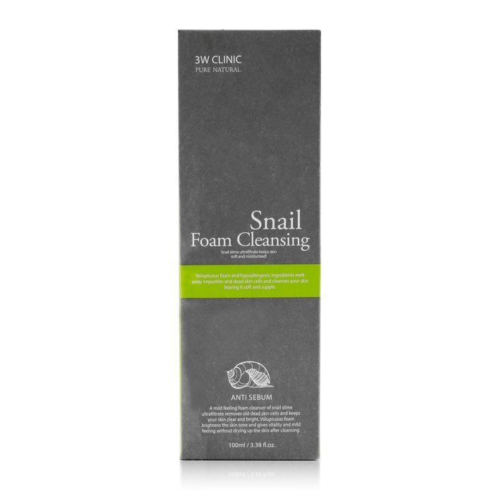 3W Clinic Snail Foam Cleansing (Box Slightly Damaged) 100ml/3.38ozProduct Thumbnail