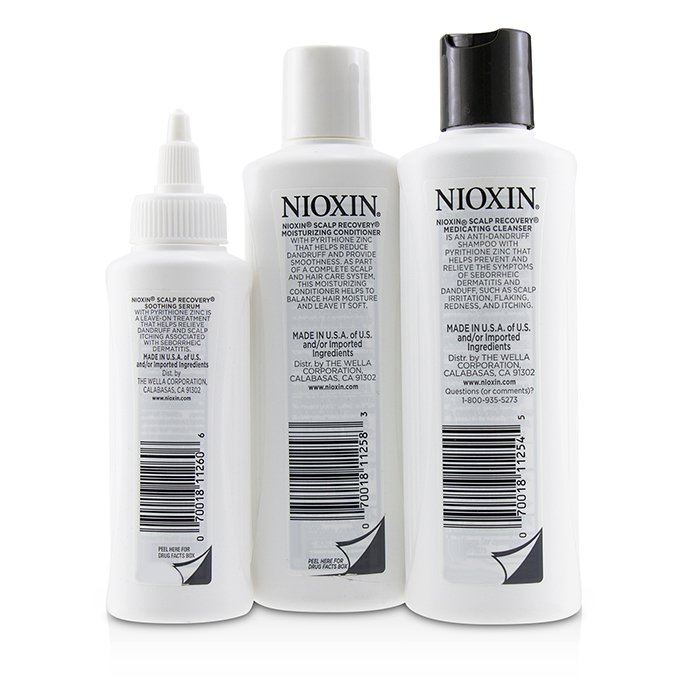 Nioxin Scalp Recovery Kit - For Itchy Flaky Scalp 3pcsProduct Thumbnail