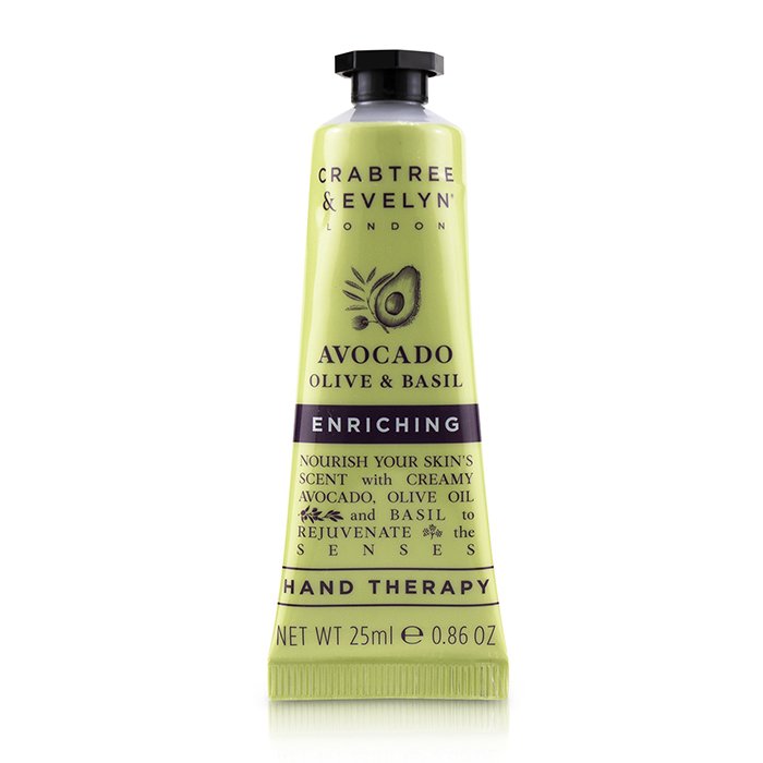 Crabtree & Evelyn Avocado Olive & Basil Enriching Hand Therapy 25ml/0.86ozProduct Thumbnail