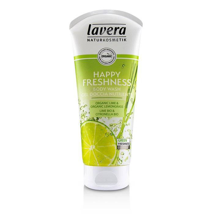 Lavera Body Wash - Happy Freshness (Økologisk lime og økologisk mynte) 200ml/6.6ozProduct Thumbnail