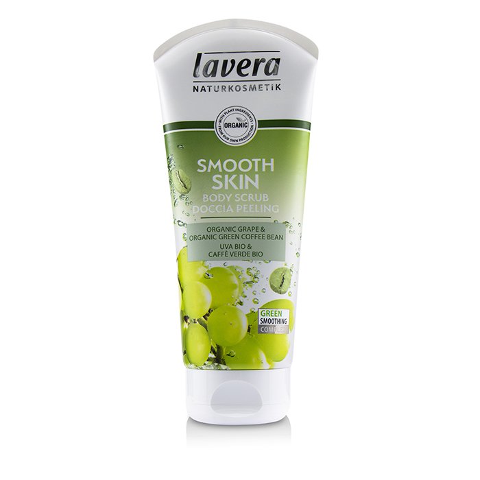 Lavera Body Scrub - Smooth Skin (Økologisk drue og økologisk grønn kaffebønne) 200ml/6.6ozProduct Thumbnail