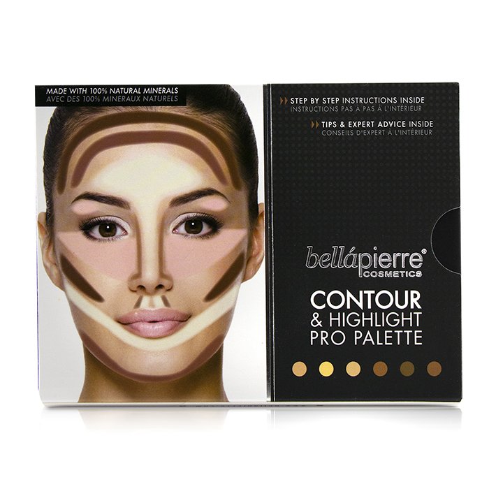 Bellapierre Cosmetics Contour & Highlight Pro Palette (6x Contour & Highlight) 17.28g/0.6ozProduct Thumbnail