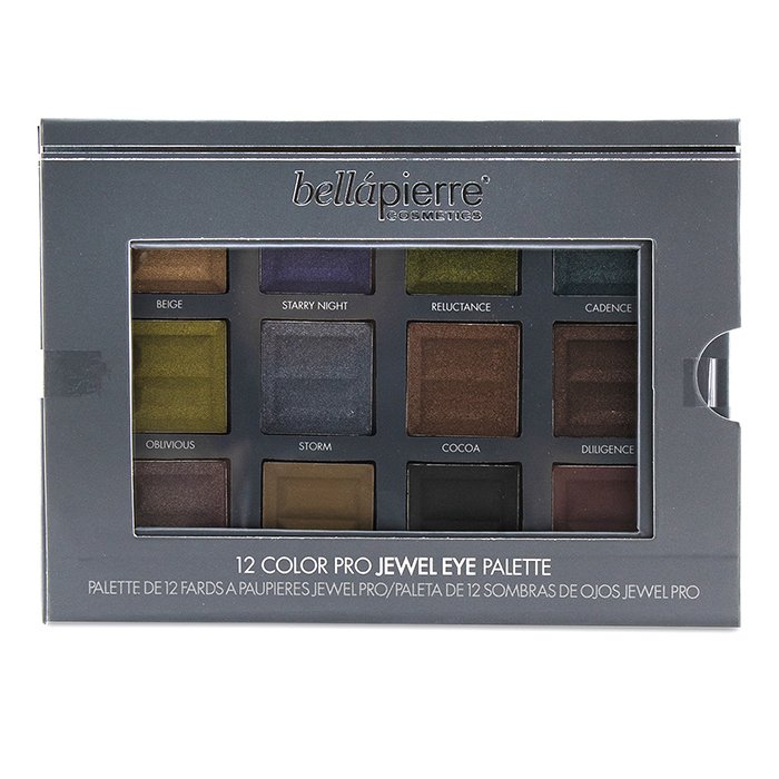 Bellapierre Cosmetics 12 Color Pro Jewel Eye Palette (12x צלליות) 17.28g/0.6ozProduct Thumbnail